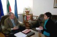 Среща с временно управляващия посолството на Грузия в София
