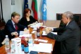 Team of the European Bank for Reconstruction and Development on a visit at the Chamber