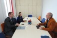 Изпълнителният директор на нефтената компания "Тотал ЕП & П България" разговаря с председателя на БТПП