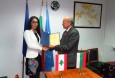 Председателят на БТПП връчи диплома за цялостно сътрудничество и принос в развитието на двустранните икономически отношения на Сузан Музи