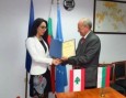 BCCI presented Suzan Mouzi, Chargé d`affaires at the Embassy of the Lebanese Republic with a diploma