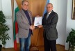 Цветан Симеонов връчи сертификат за дарение на инж. Андон Пиперевски
