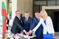 A postage stamp with the national flowers of Bulgaria and Argentina marks 90 years of diplomatic relations between the two countries